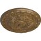 Ekena Millwork Amelia Ceiling Medallion (Fits Canopies up to 4 1/8"), Hand-Painted Rubbed Bronze, 15 3/4"OD x 5/8"P CM16AMRZS - alternate 4